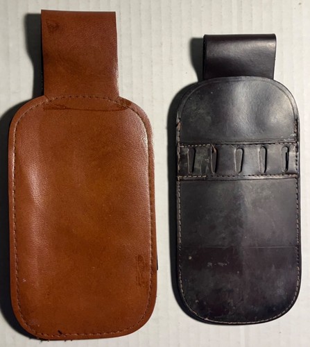 Vtg leather belt tool - vtg, pouches