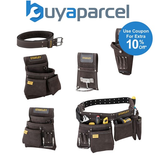 Stanley leather tool belt - stanley,
